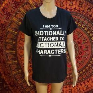 Cute fictional character attachment Tee large
